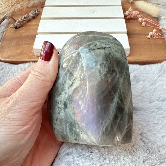 Beautiful Small Labradorite Free Form - Picture 2 of 9